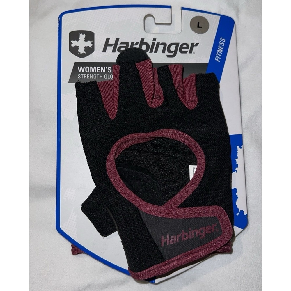 Harbinger Women's FlexFit Weight Lifting Gloves - Black/Merlot
